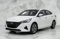 hyundai Accent blue